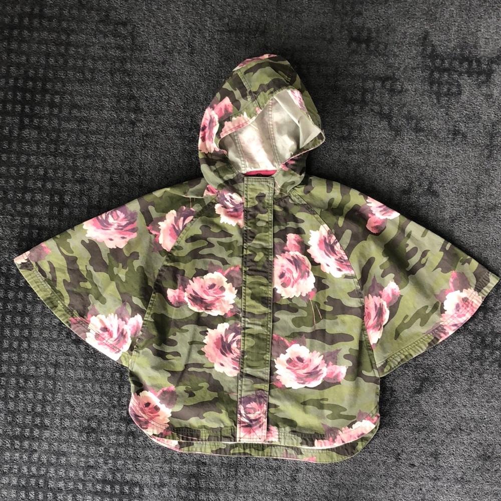 Gap Kids Camo Poncho